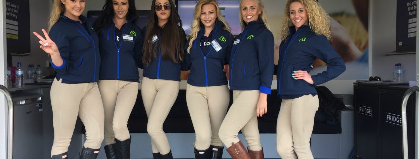 promotional girls at the Cereals Arable Event