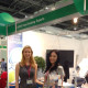 Promo Staff getting ready for Christmas at The Ideal Home Show