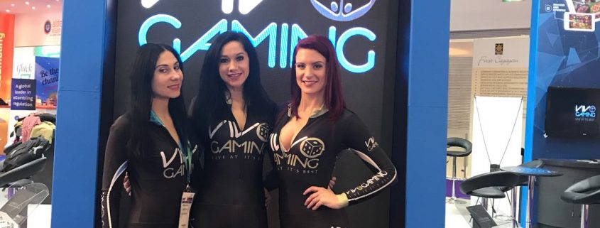 event staff at ICE Gaming 2018