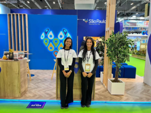 Event Staff and Exhibition Hostesses for WTM London Professional event staff at a tourism exhibition